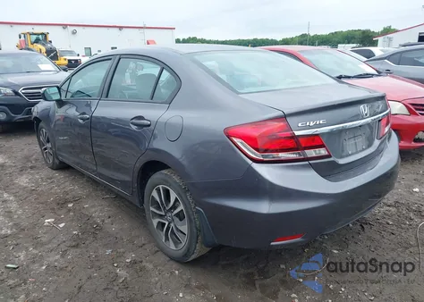 2015 Honda Civic Ex from USA, damaged, VIN 19XFB2F87FE021330